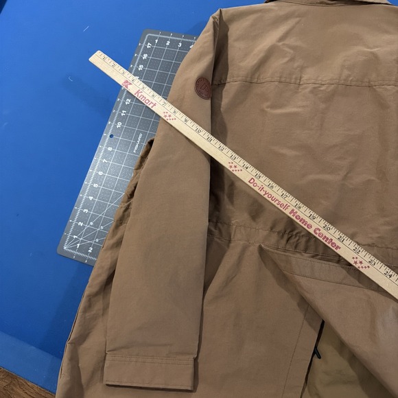 Alpine Design Waxed Jacket Mens XXL Canvas Brown Full-Zip Snowboard Hike - Picture 14 of 14